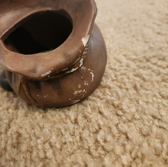 VTG 70’s Atlantic Mold Santa Claus Elf Christmas Planter Hand Painted Ceramic - Picture 5 of 7